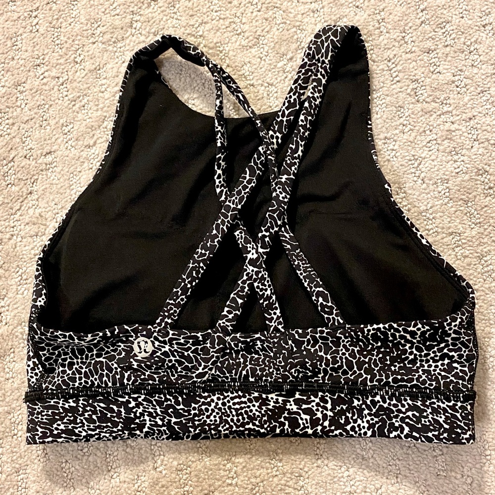 Lululemon 4 energy bra high neck like new